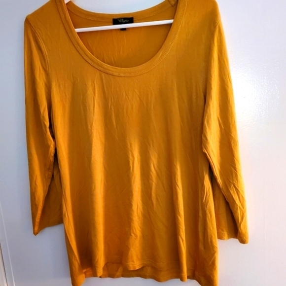 Cupio Tops - Cupio Women's Mustard Top